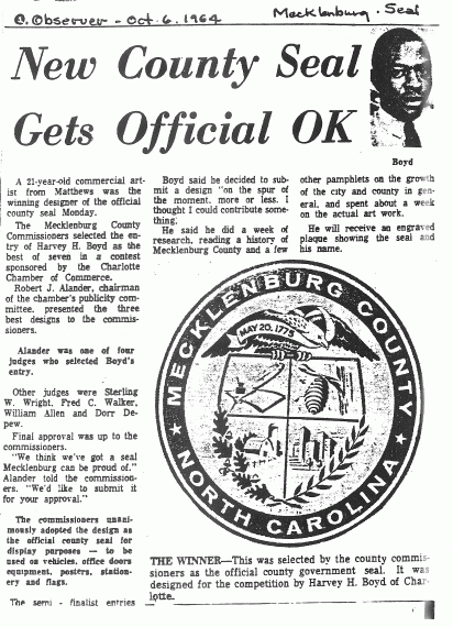 Meck. County Seal Article